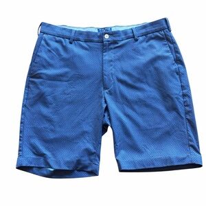 Peter Milar Sz 35 Blue Crown Crafted Men’s Stealth Art Deco Performance Shorts